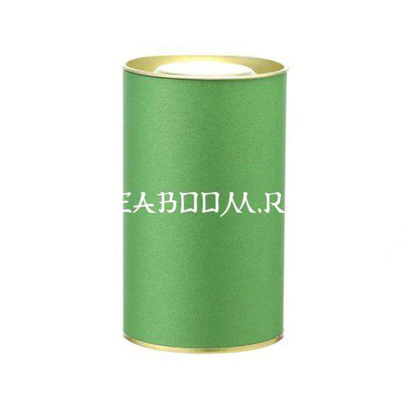 Банка картонная (Тубус) для чая 73*125 (зеленый)