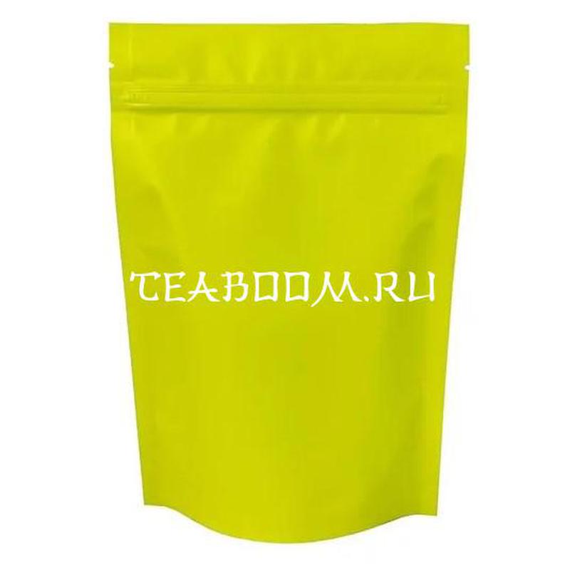 Пакет дой-пак металлизированный салатовый матовый с замком зип-лок П389