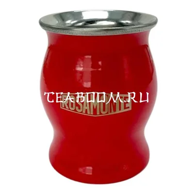 Калабас металлический "Rosamonte" красный 200 мл