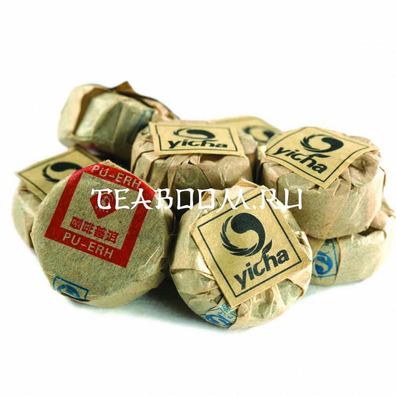 Шу пуэр с кофейным зерном (мини точа)