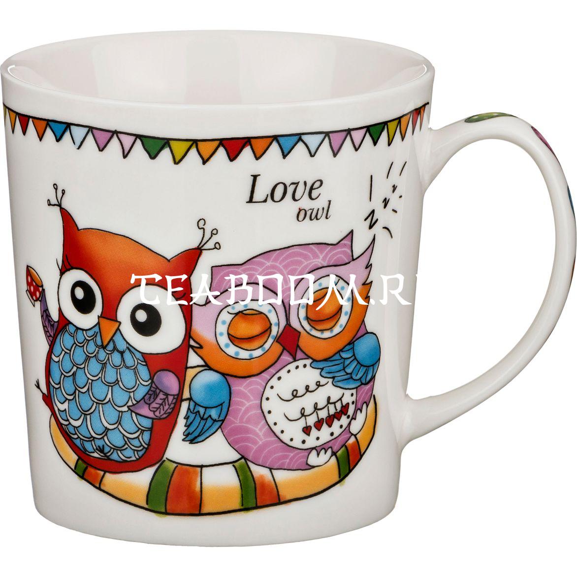 кружка сова. кружки совенок. лефард кружка с совой. кружка совушка 300мл. кружка lefard, 500 мл совы.
