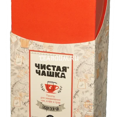 Фильтр-пакеты Чистая Чашка (50шт) фильтр-волокно, с завязками, для чашки