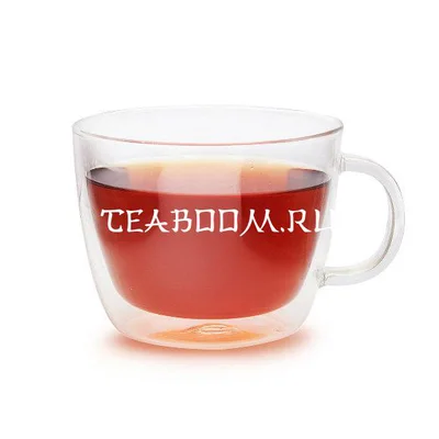 Чашка из жаропрочного стекла "Цюрих" с ручкой 450 мл