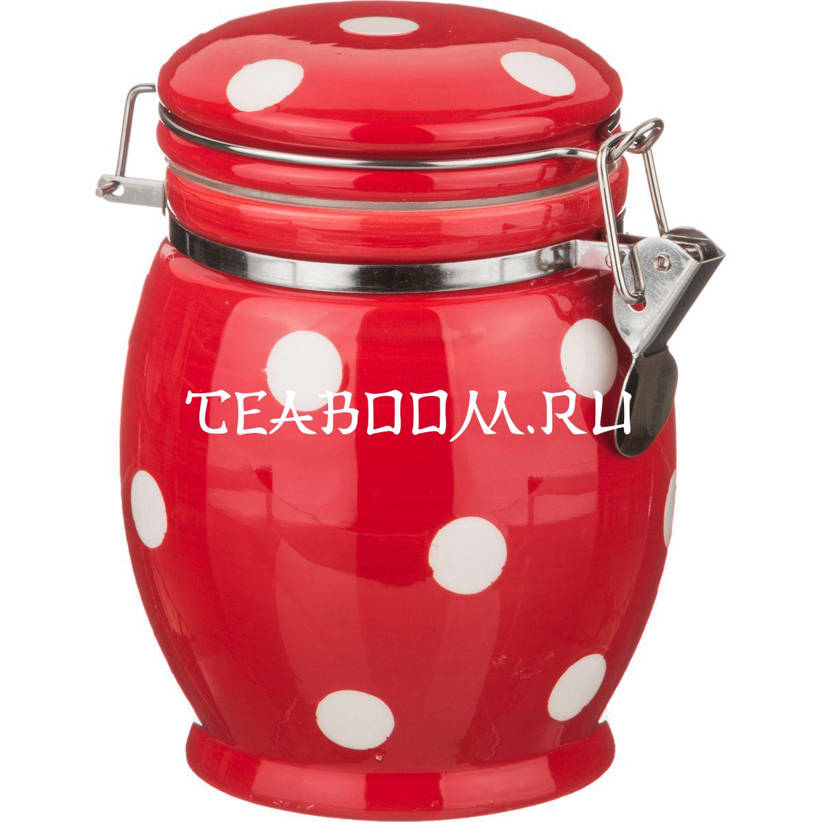 Купить емкость для сыпучих продуктов "Горошек" высота=15 см. / 750 мл ...
