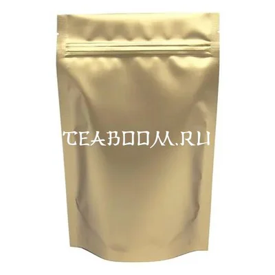 Пакет дой-пак металлизированный бронзовый матовый с замком зип-лок