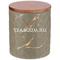 Банка для сыпучих продуктов коллекция "Золотой мрамор" цвет: gray 11,5*13,7 см (Lefard)