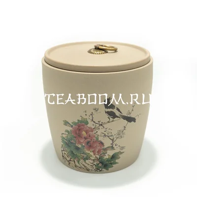 Чайница для хранения чая "Птица среди цветов", 800 мл