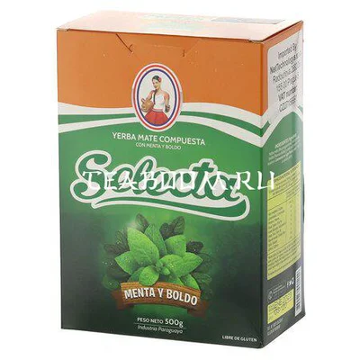 Мате (yerba mate) Selecta Compuesta Boldo y Menta