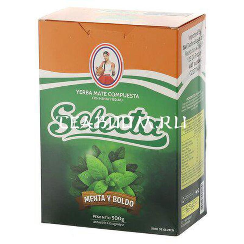Мате (yerba mate) Selecta Compuesta Boldo y Menta
