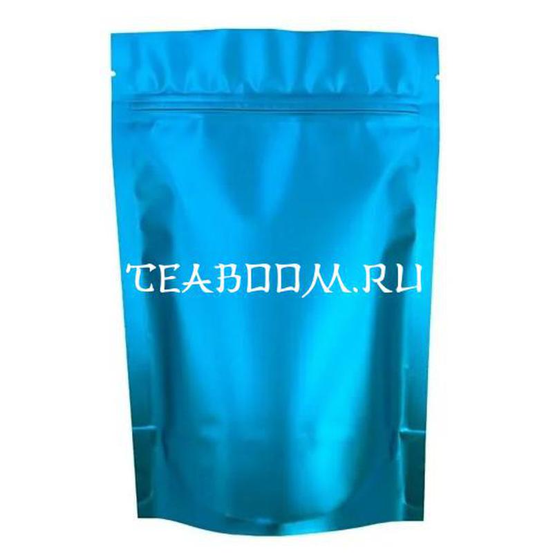 Пакет дой-пак металлизированный Синий (процесс) матовый с замком зип-лок