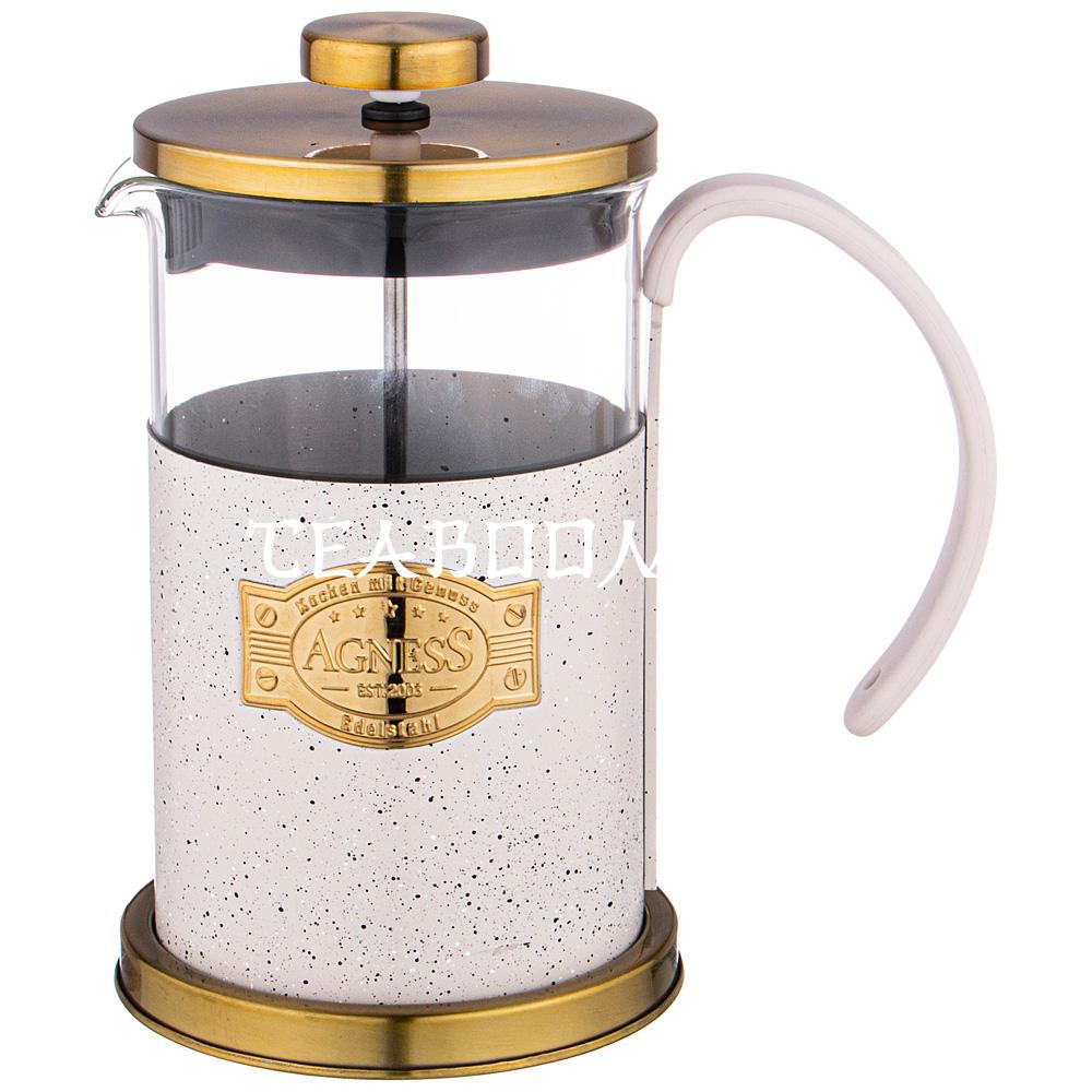 Купить френч-пресс AGNESS "Тюдор" 600 мл в Москве по доступной цене ...