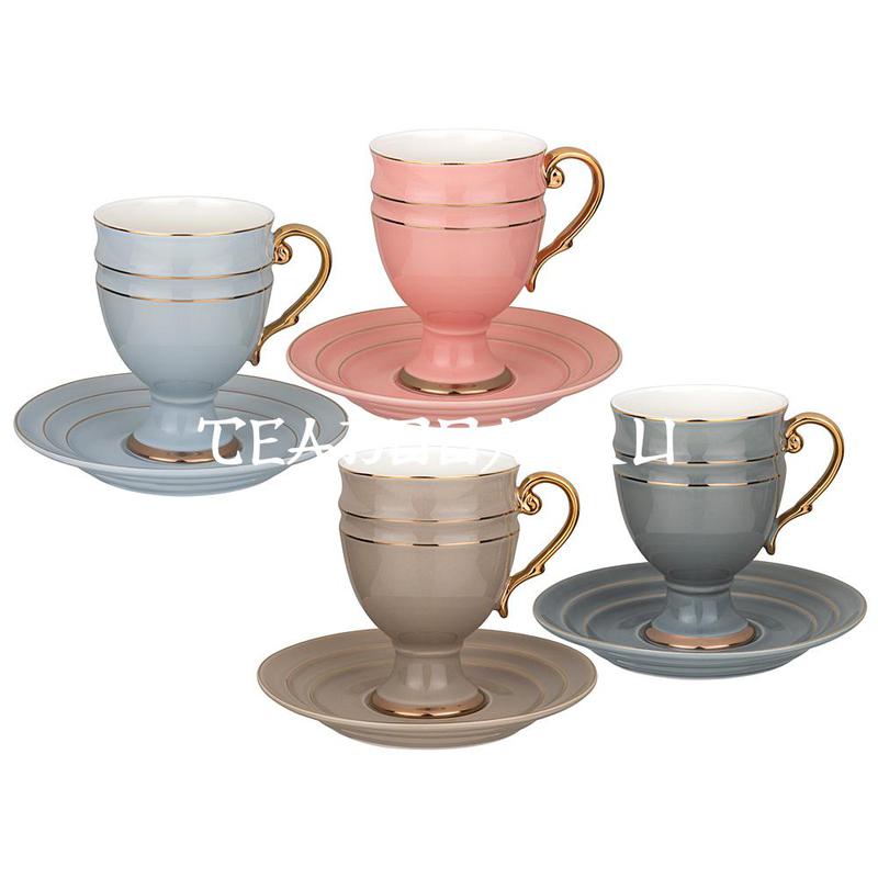 Чайный набор на 4 персоны 8 пр. 250 мл микс (Lefard)