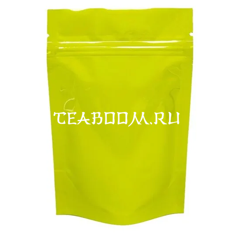 Пакет дой-пак металлизированный салатовый с замком зип-лок П389