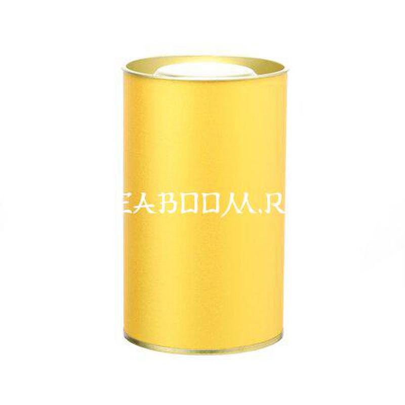 Банка картонная (Тубус) для чая 73*125 (золотой)