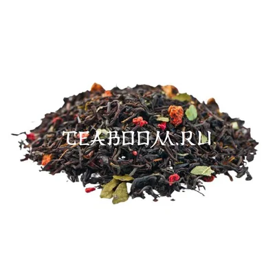 Чай чёрный ароматизированный "Клубника-Малина"