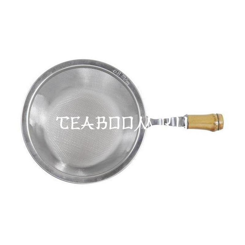 Ситечко с бамбуковой ручкой 68 мм