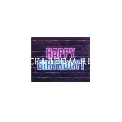 Открытка-мини «Happy Birthday», 9×7 см