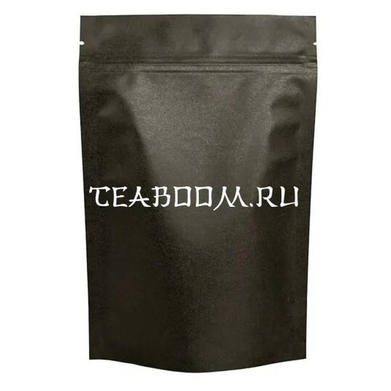 Пакет дой-пак бумажный трехслойный с замком зип-лок (Чёрный)