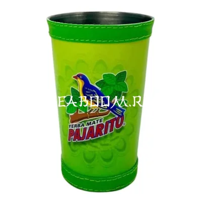 Калабас металлический "Pajarito" салатовый 200 мл