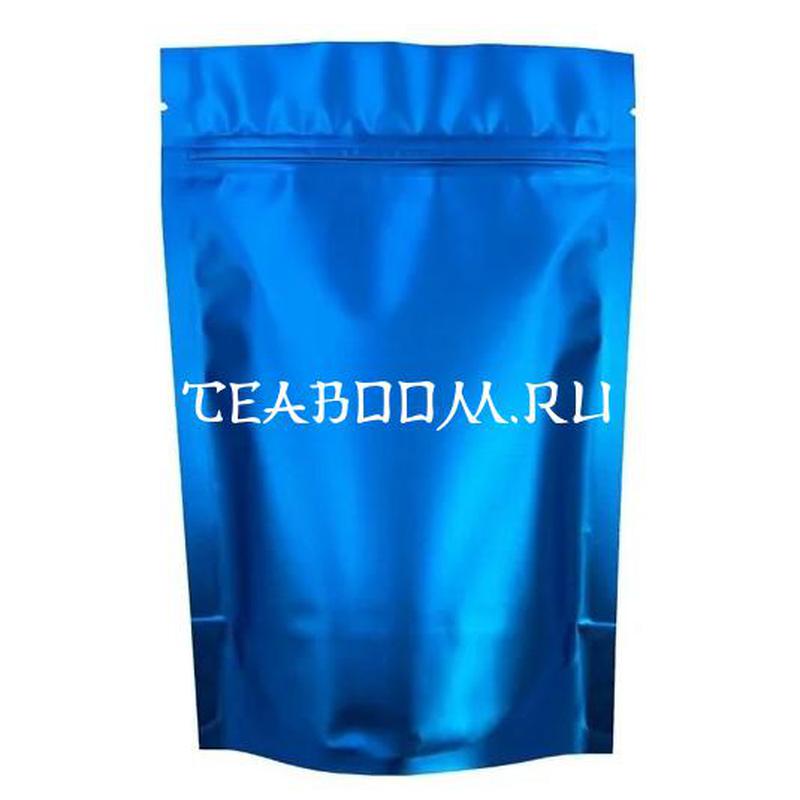 Пакет дой-пак металлизированный Синий (рефлекс) матовый с замком зип-лок